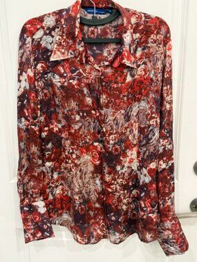Georg Roth Los Angeles Silk Button Down Top